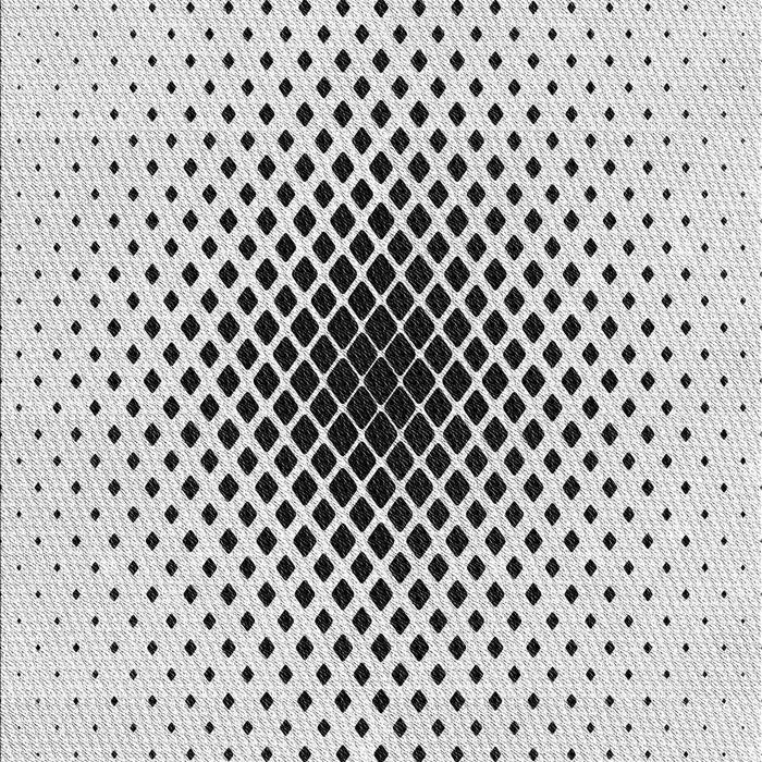 Patterned Off-White Novelty Rug, pat3404