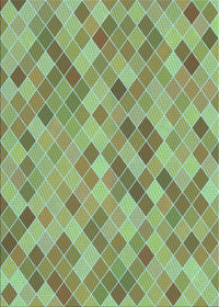 Machine Washable Transitional Pastel Green Rug, wshpat3405lblu