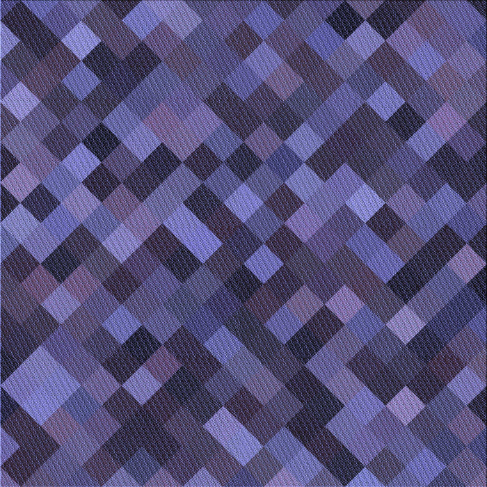 Round Patterned Blue Rug, pat3406blu