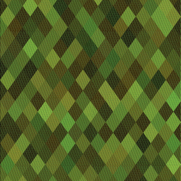 Patterned Dark Lime Green Rug, pat3406grn