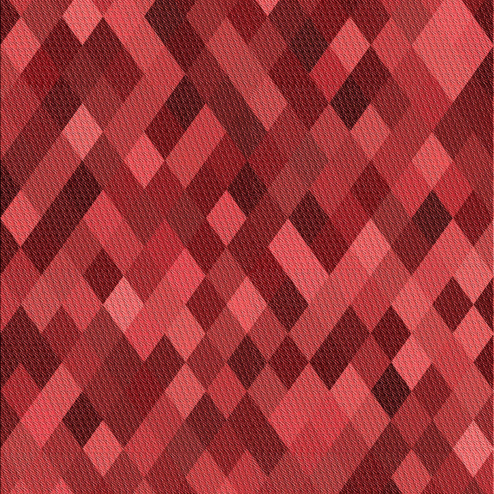 Patterned Red Rug, pat3406rd
