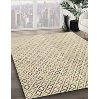 Patterned Camel Brown Rug, pat3407brn