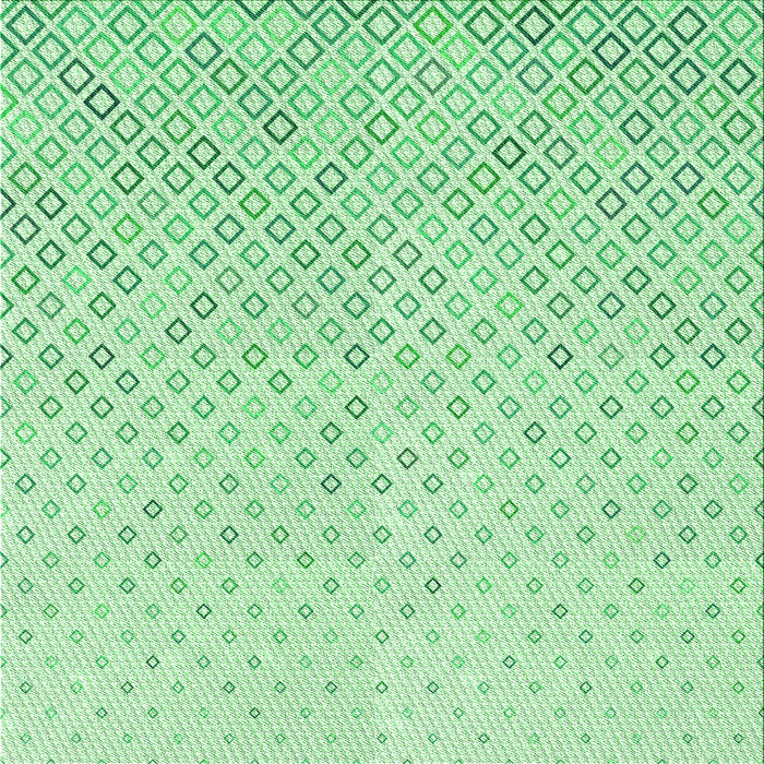 Round Patterned Mint Green Rug, pat3407grn