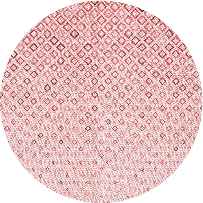 Square Machine Washable Transitional Pink Rug in a Living Room, wshpat3407rd