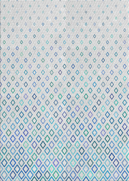 Patterned Water Blue Novelty Rug, pat3407