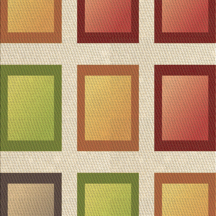 Machine Washable Transitional Mahogany Brown Rug, wshpat3408brn