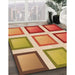 Machine Washable Transitional Yellow Orange Rug in a Family Room, wshpat3408org