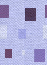 Machine Washable Transitional Purple Rug, wshpat3409blu