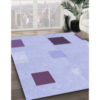 Patterned Purple Rug, pat3409blu