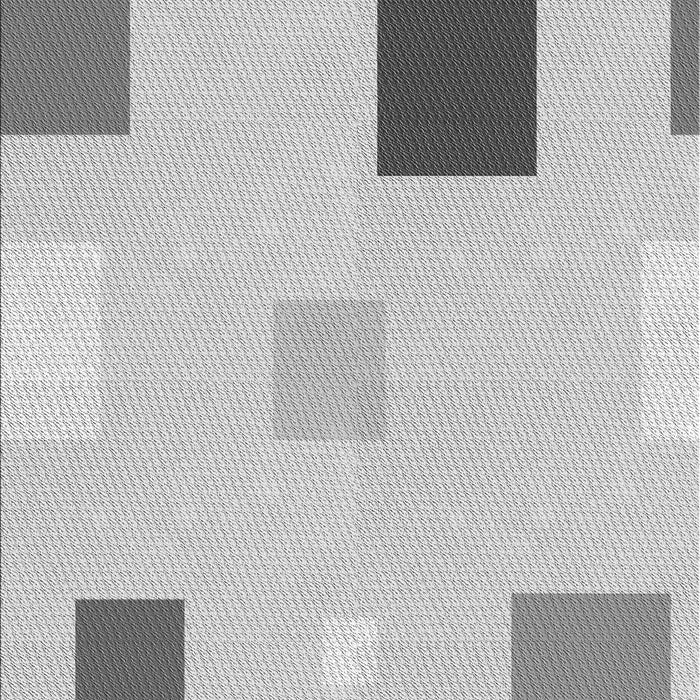 Machine Washable Transitional Gunmetal Gray Rug, wshpat3409gry