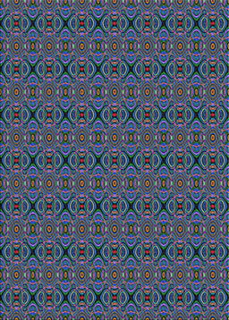 Patterned Sea Green Novelty Rug, pat340