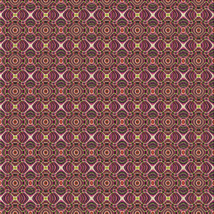 Round Patterned Copper Brown Rug, pat341brn