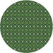 Square Patterned Apple Green Rug, pat341grn