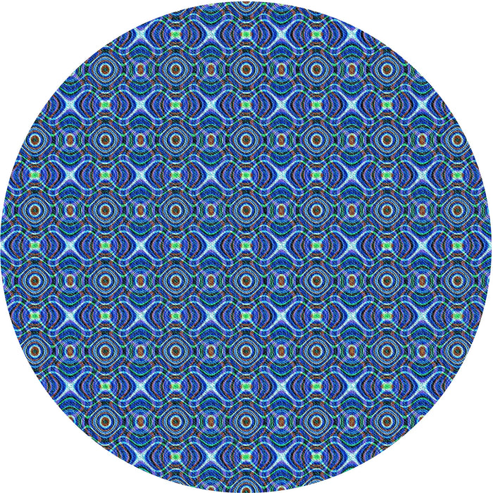 Square Machine Washable Transitional Blue Rug in a Living Room, wshpat341lblu