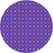 Square Patterned Bright Purple Rug, pat341pur