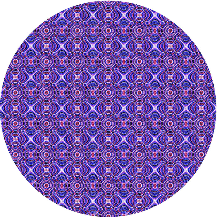 Square Machine Washable Transitional Bright Purple Rug in a Living Room, wshpat341pur