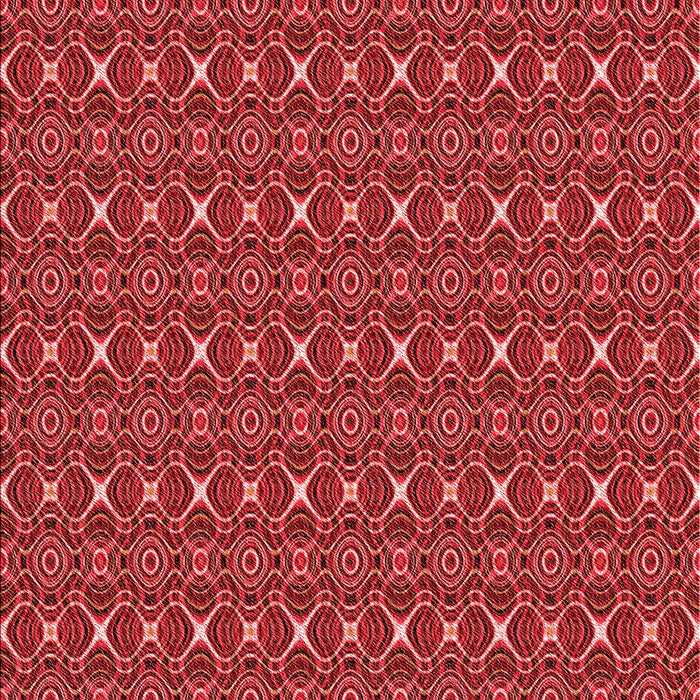 Patterned Red Rug, pat341rd