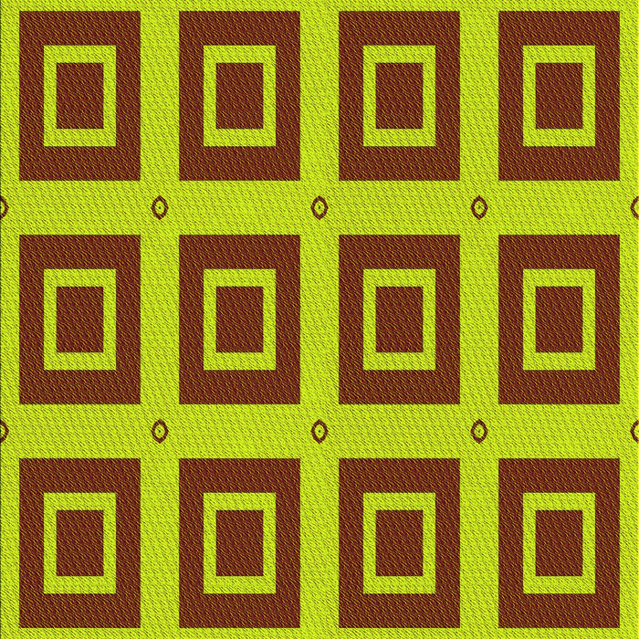 Patterned Tomato Red Rug, pat3410yw