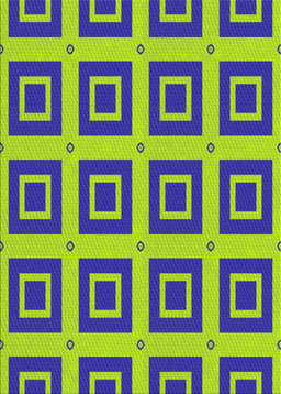 Patterned Yellow Green Modern Rug, pat3410