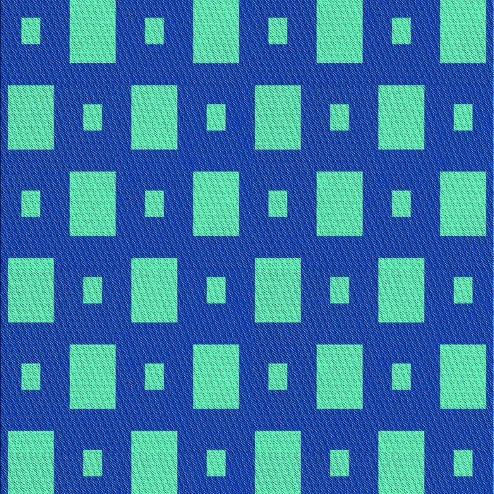 Patterned Dark Turquoise Green Rug, pat3411lblu