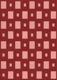 Machine Washable Transitional Red Rug, wshpat3411rd