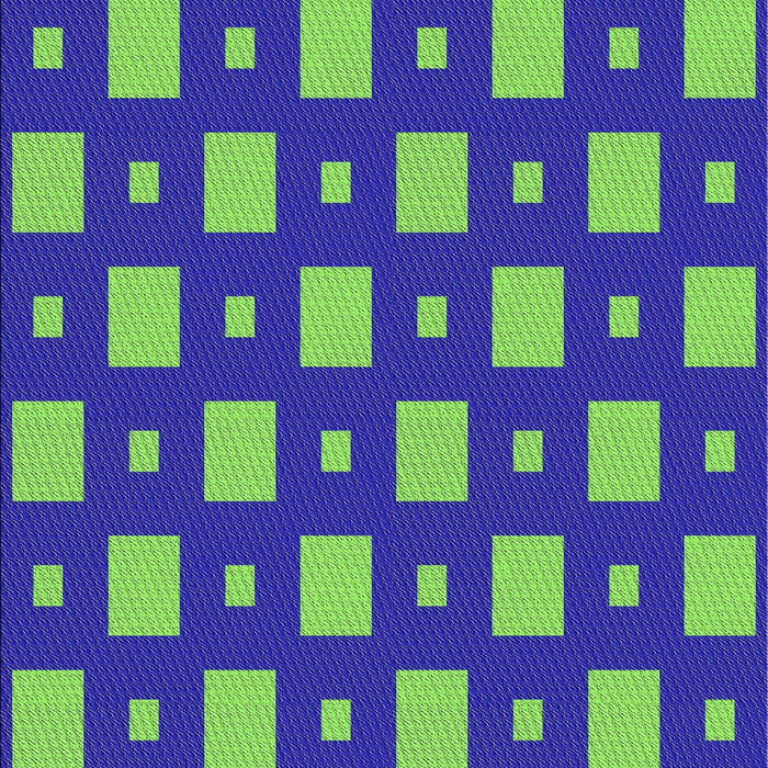 Patterned Green Modern Rug, pat3411