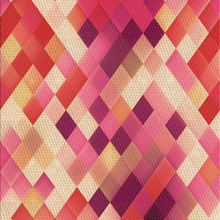 Patterned Crimson Red Rug, pat3412org