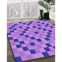 Patterned Purple Rug, pat3413pur