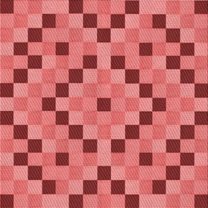 Round Patterned Red Rug, pat3413rd