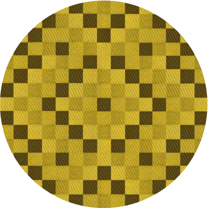 Square Machine Washable Transitional Dark Bisque Brown Rug in a Living Room, wshpat3413yw