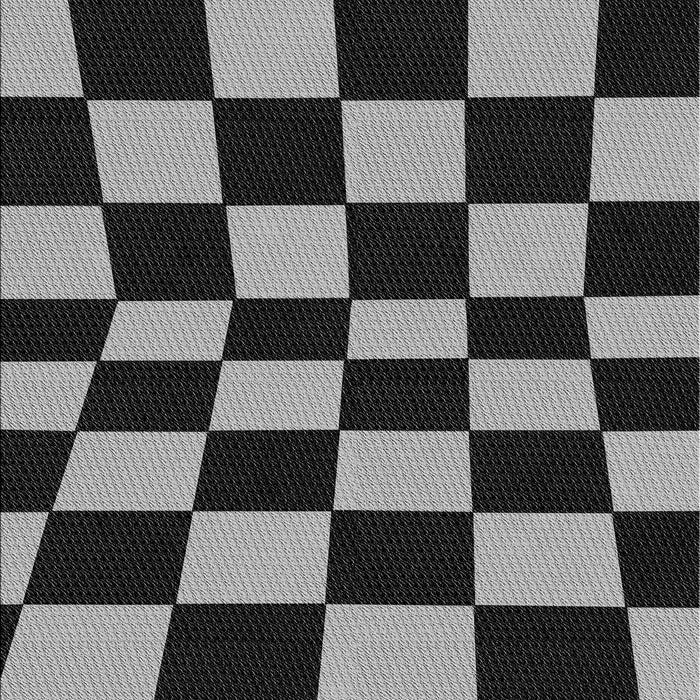 Patterned Midnight Gray Rug, pat3414gry