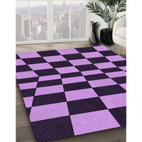 Patterned Purple Rug, pat3414pur