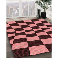 Patterned Red Rug, pat3414rd