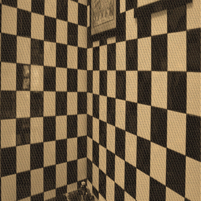 Patterned Caramel Brown Rug, pat3415brn