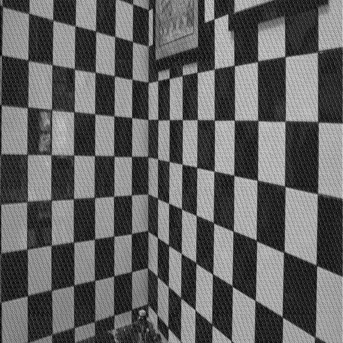 Patterned Charcoal Black Rug, pat3415gry