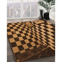 Patterned Orange Rug, pat3415org