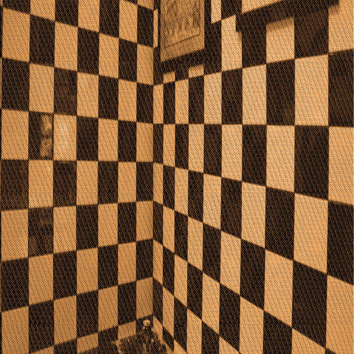 Patterned Orange Rug, pat3415org