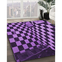 Patterned Purple Rug, pat3415pur