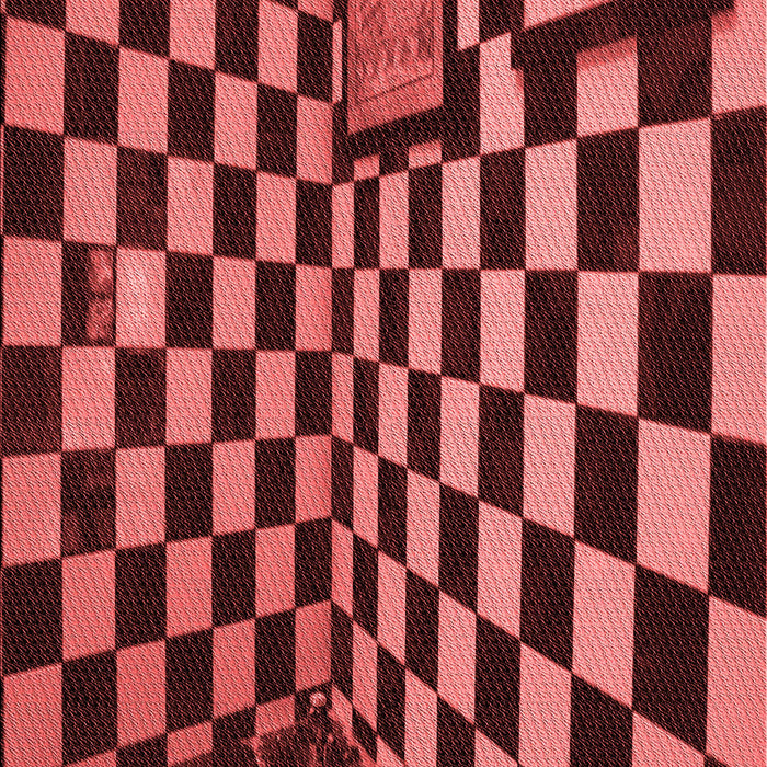 Patterned Red Rug, pat3415rd