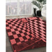 Machine Washable Transitional Red Rug in a Family Room, wshpat3415rd