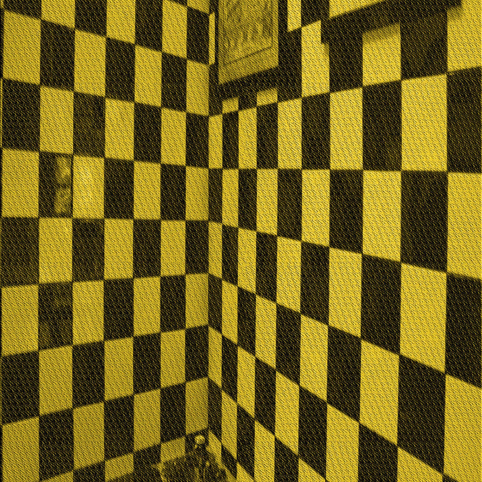 Patterned Black Brown Rug, pat3415yw