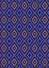 Machine Washable Transitional Night Blue Rug, wshpat3416blu