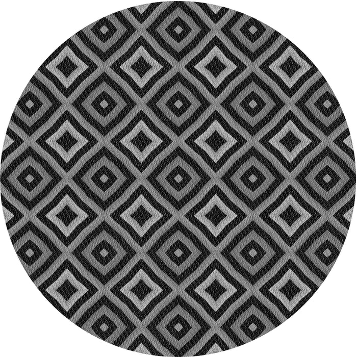 Square Machine Washable Transitional Gray Rug in a Living Room, wshpat3416gry