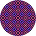 Square Machine Washable Transitional Dark Magenta Purple Rug in a Living Room, wshpat3416pur