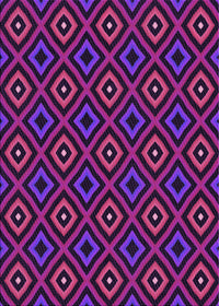 Machine Washable Transitional Dark Magenta Purple Rug, wshpat3416pur