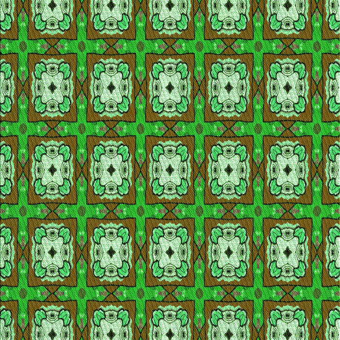 Patterned Antique Bronze Green Rug, pat3417grn