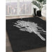 Machine Washable Transitional Black Rug in a Family Room, wshpat3418gry