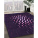 Machine Washable Transitional Purple Rug in a Family Room, wshpat3419pur