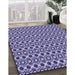 Machine Washable Transitional Purple Mimosa Purple Rug in a Family Room, wshpat342blu