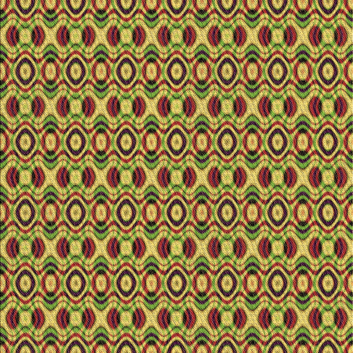 Patterned Green Rug, pat342brn